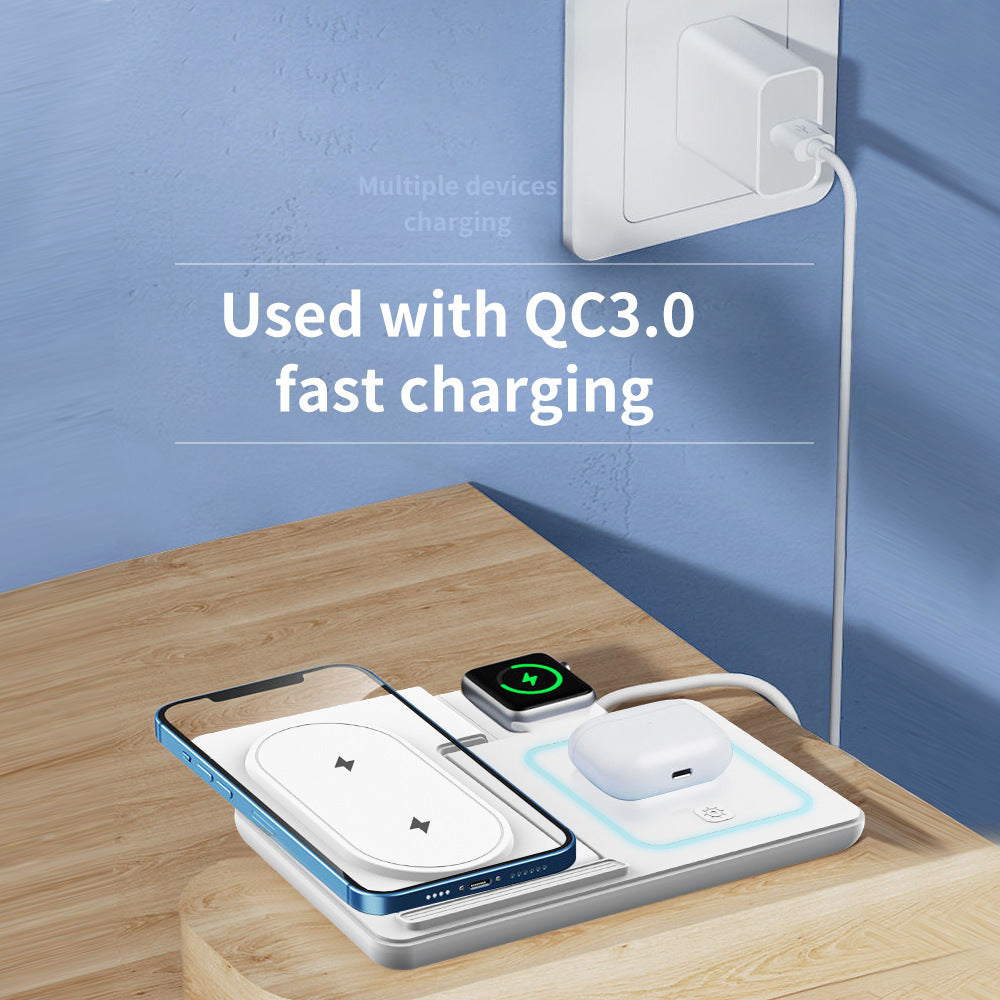 KNOVO TriDock 3-in-1 Wireless Charging Stand