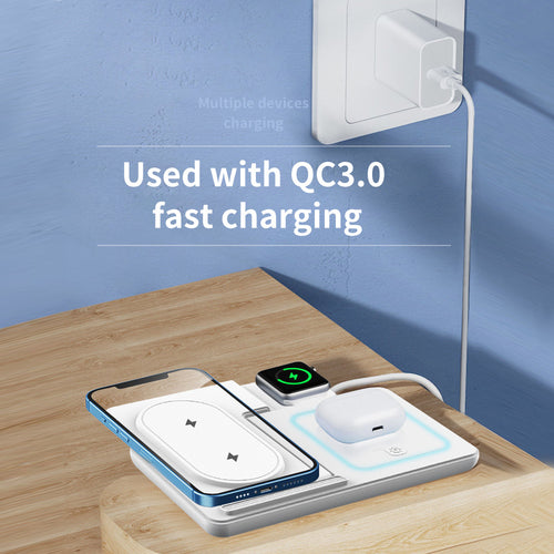 KNOVO TriDock 3-in-1 Wireless Charging Stand