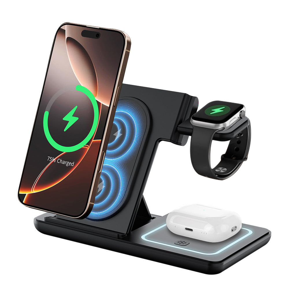 KNOVO TriDock 3-in-1 Wireless Charging Stand